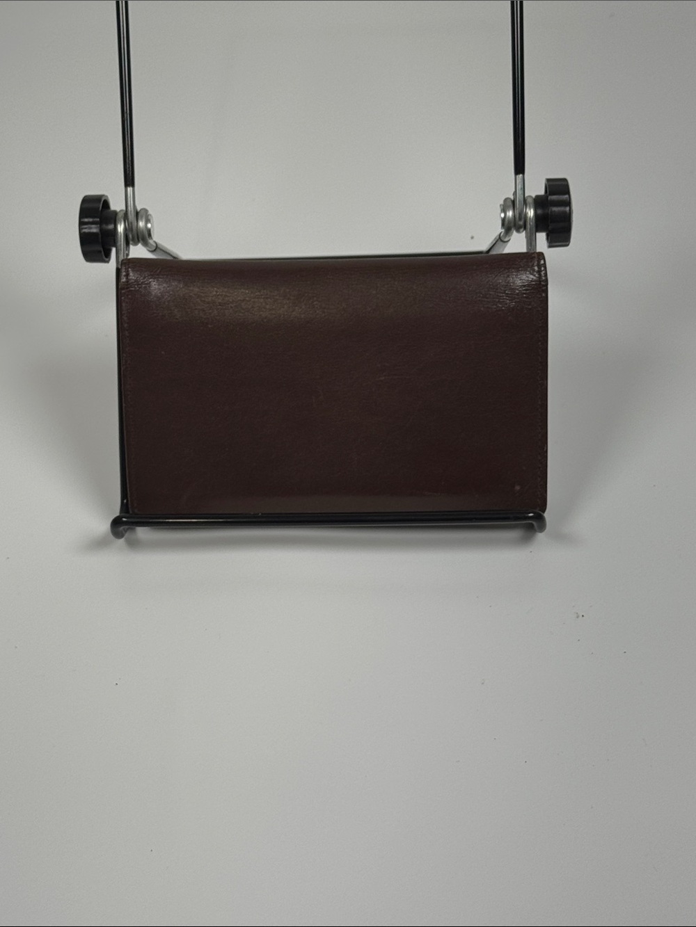 Yves Saint Laurent Brown Leather Bifold Wallet with Debossed YSL Monogram - Picture 2 of 9